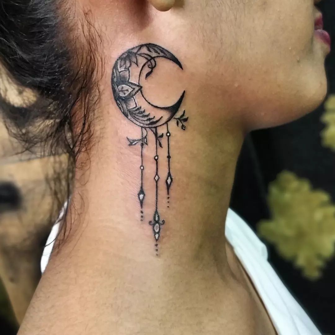 Neck Tattoos For Women Ideas  Meanings