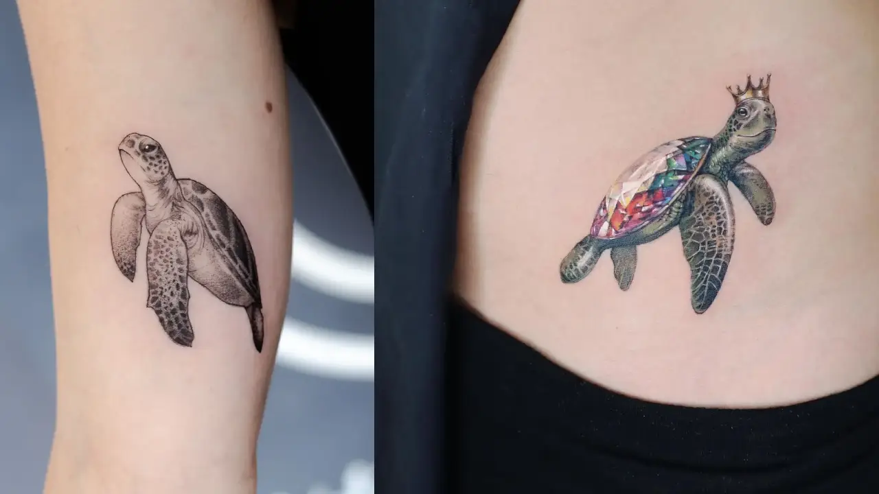 30+ Sea Turtle Tattoo Designs to Cherish The Ocean's Carefree Spirit - 100 Tattoos