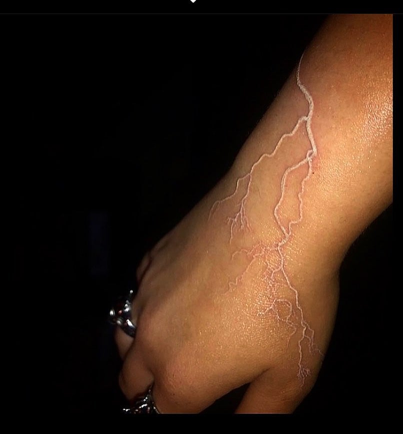 Lightning tattoos are often used by people who want to express their passion for lightning, electricity, or science. They can also be used by people who want to show their love for nature and its beauty.