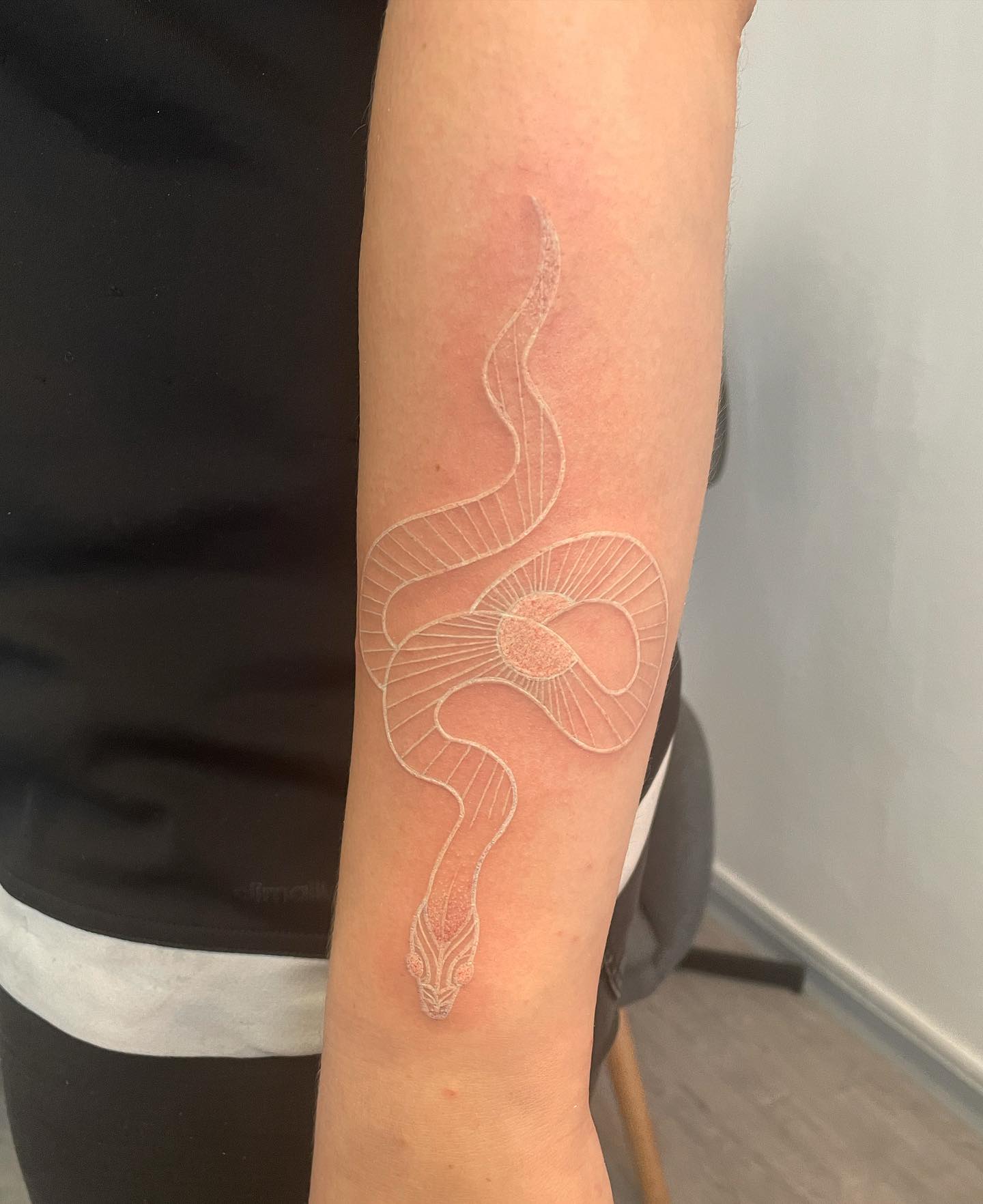 Snakes have been always a popular choice for those who want to get a tattoo because of their symbolism of rebirth, fertility and power. The way it looks like it's curling around your arm is amazing above.