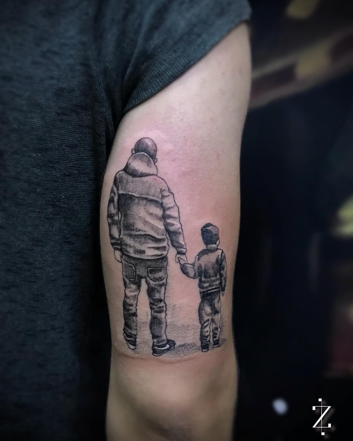 Learn 86+ about father son tattoos best .vn