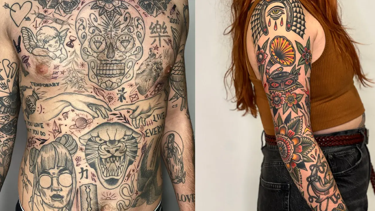 New Patchwork Tattoos Ideas Or Aesthetic  For Men Sleeve etc   FashionPaid Blog