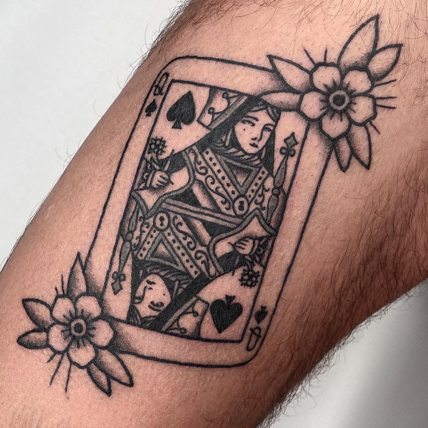 King  Queen Cards Tattoo  Tattoo for a week