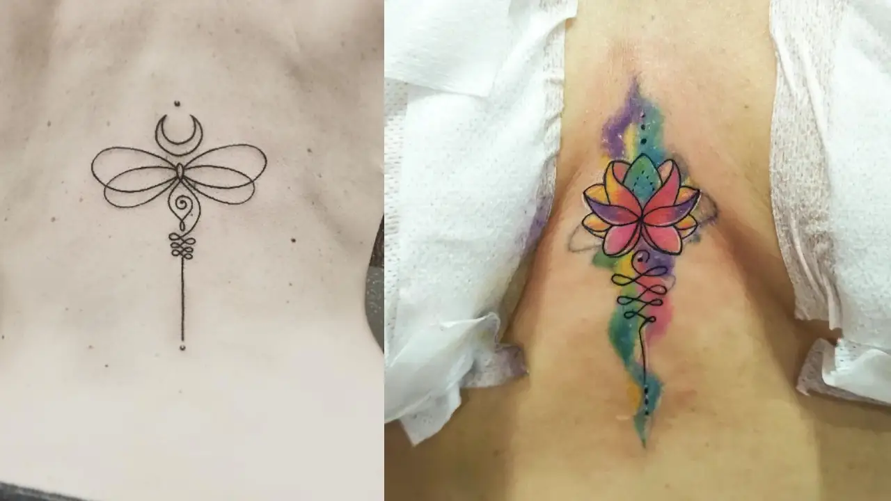 32 Meaningful Unalome Tattoo Designs  TattooAdore  Unalome tattoo Tattoos  with meaning Geometric tattoo