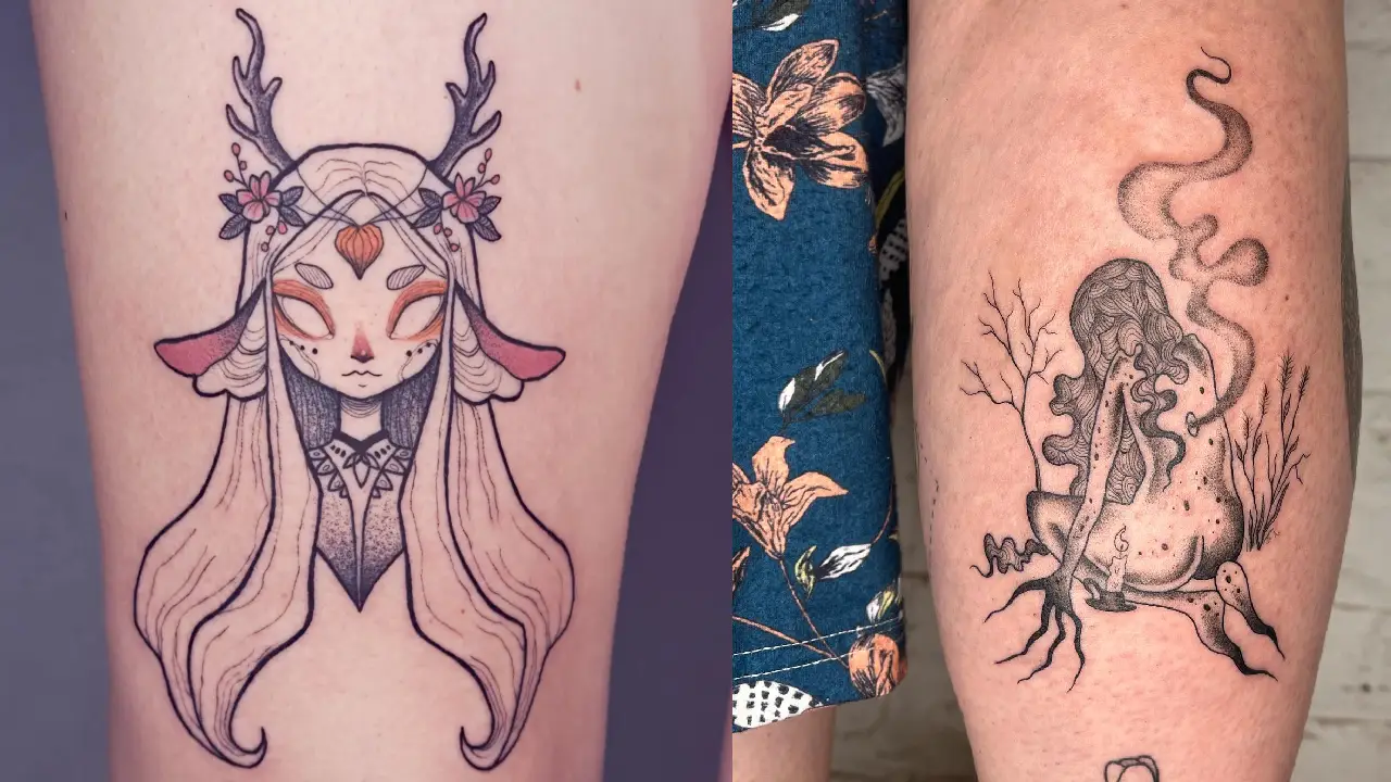 Little witch hat tattoo by Lozzy Bones  Tattoogridnet