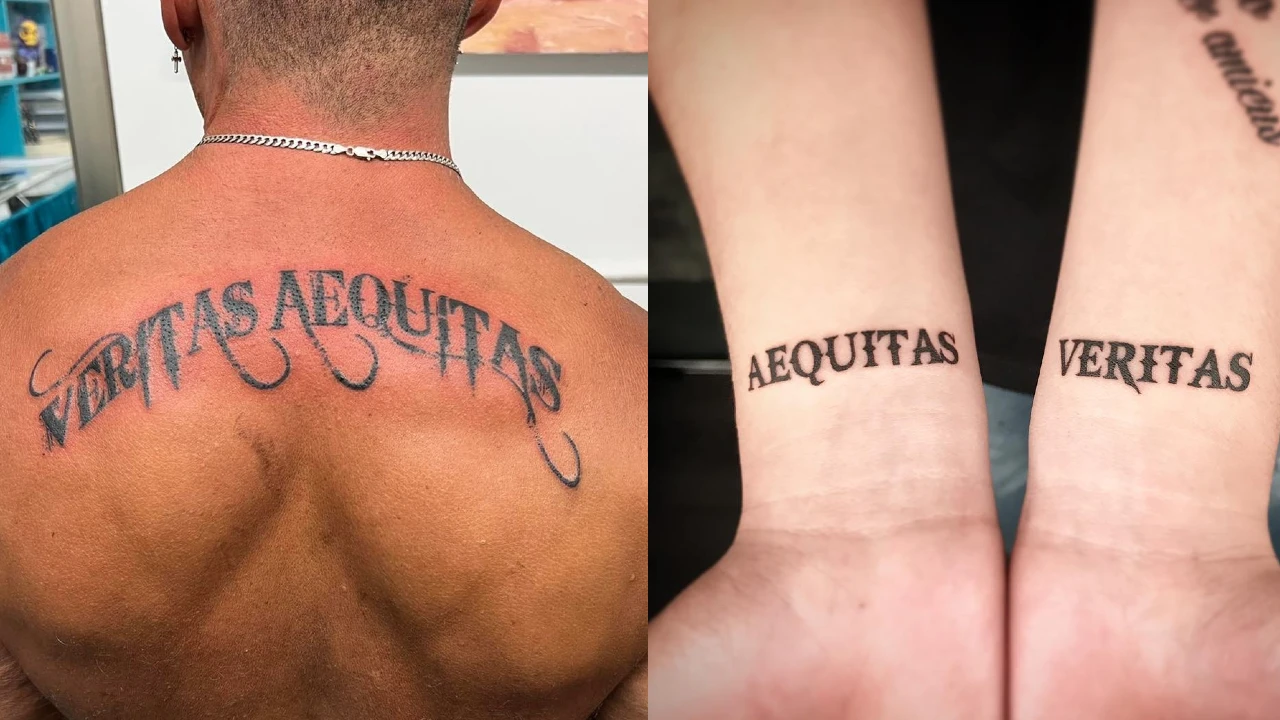 10+ Inspiring Boondock Saints 'Veritas Aequitas' Tattoo Design Ideas - 100 Tattoos