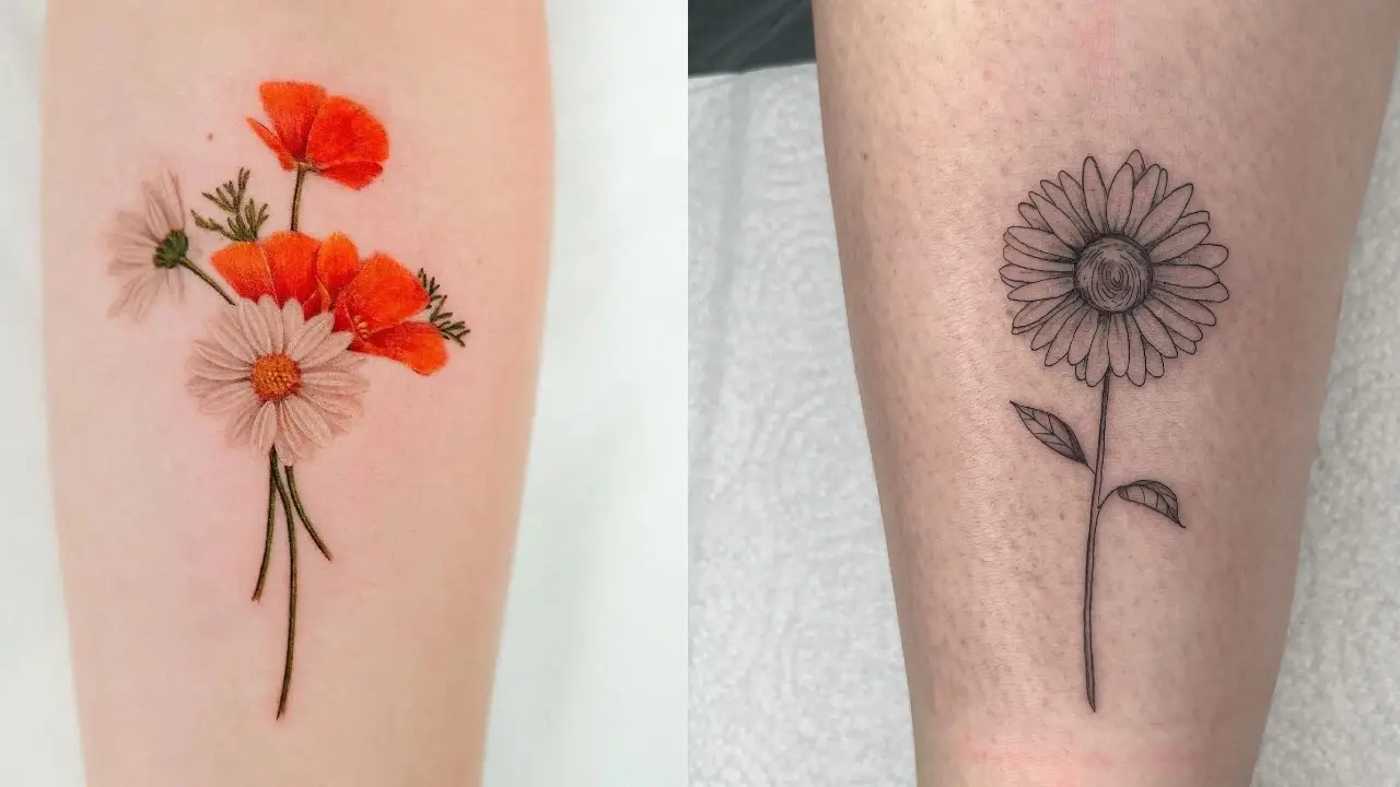 Blooming with Meaning: 30+ Daisy Tattoo Designs and Their Symbolism - 100 Tattoos