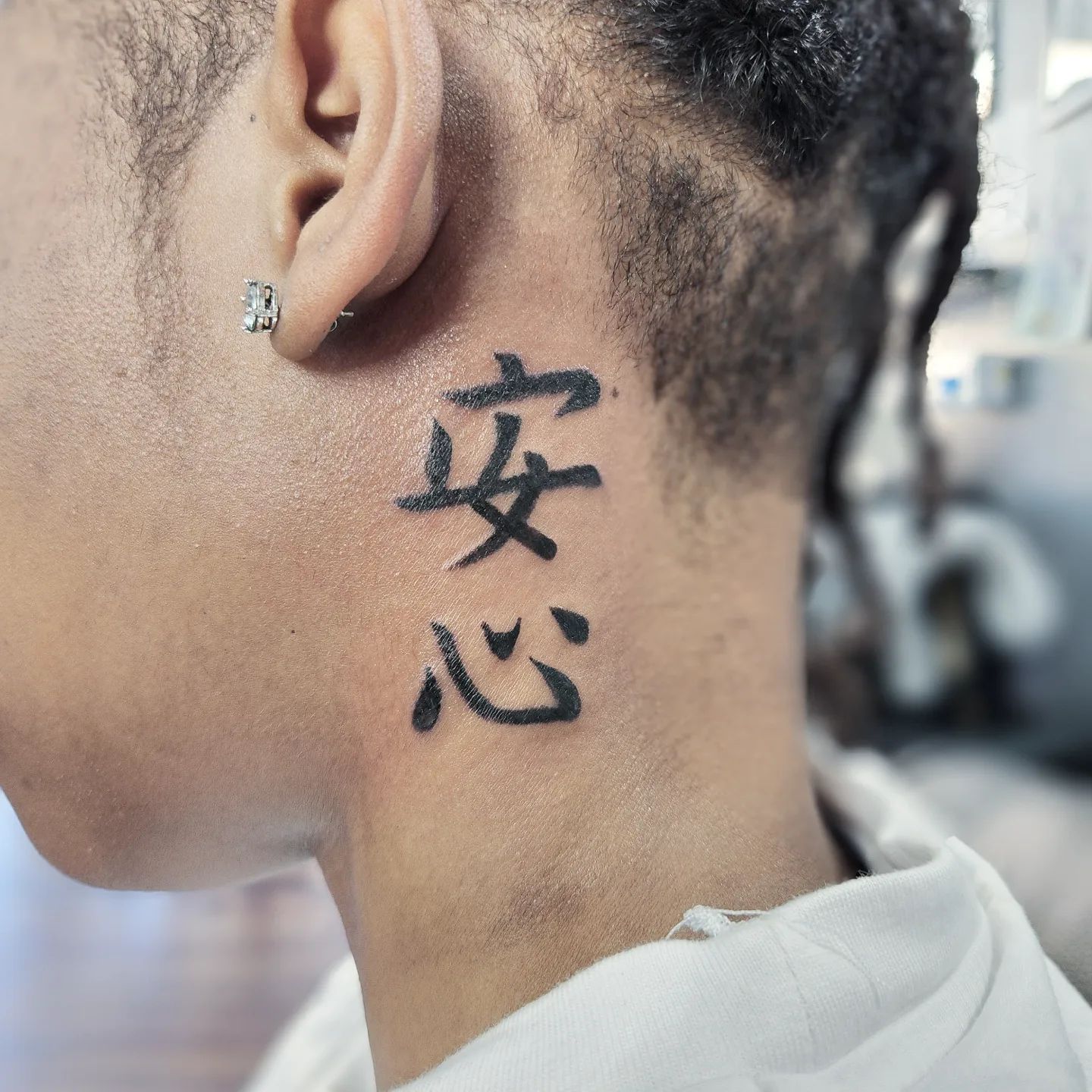53 Delightful Chinese Symbol Neck Tattoos  Tattoo Designs  TattoosBagcom