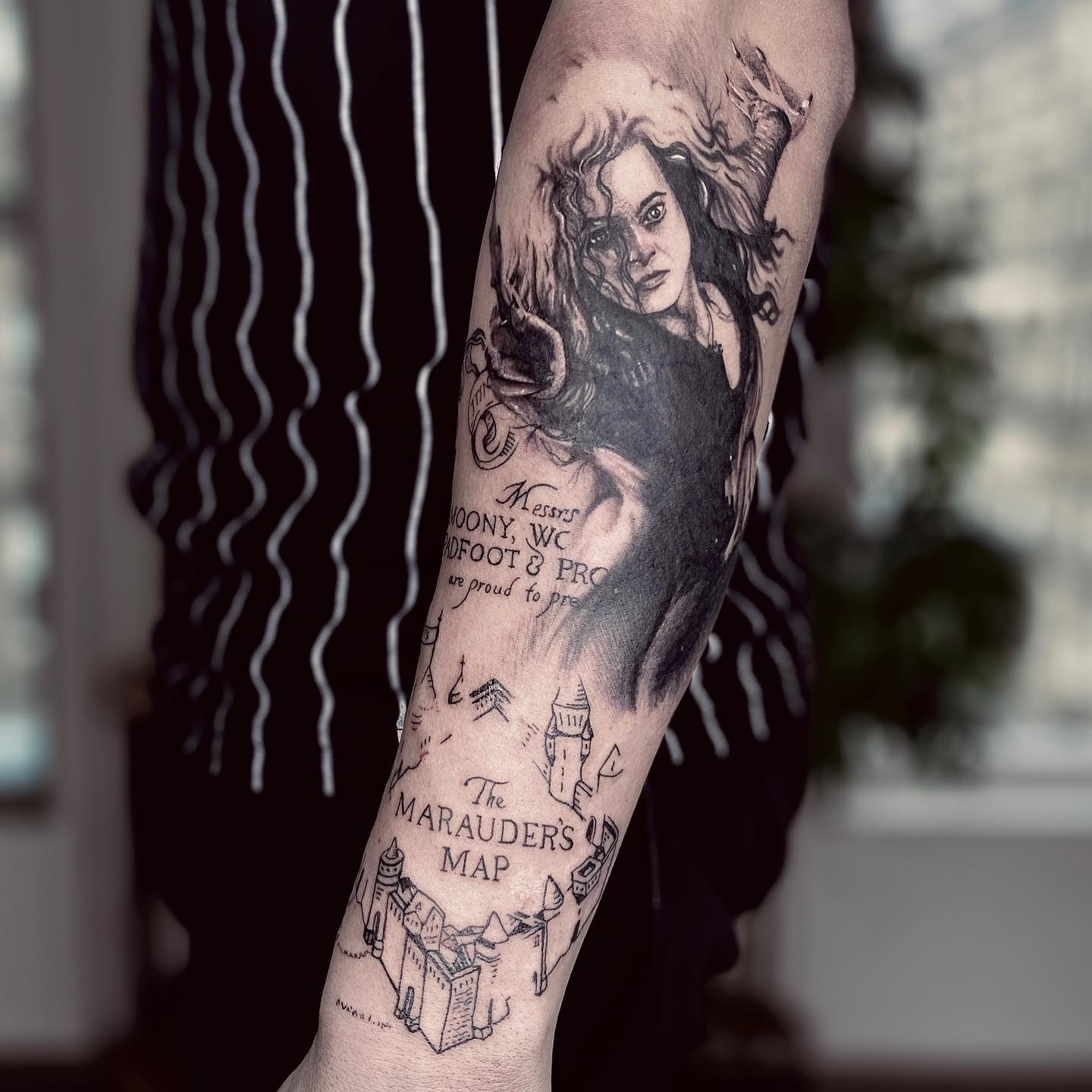 Bellatrix Lestrange by matt   End of The Line Tattoo Studio  Facebook