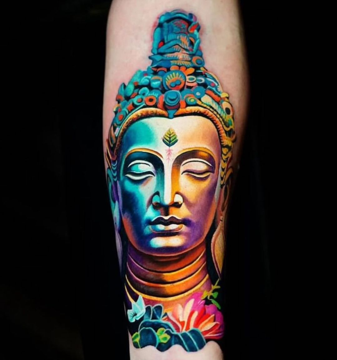 Buddha Mandala 🪷 #buddha #lotus #tattoos #tattoo #tattooartist #stlartist # buddhism #art #artist #mandala #geometric #stippling… | Instagram