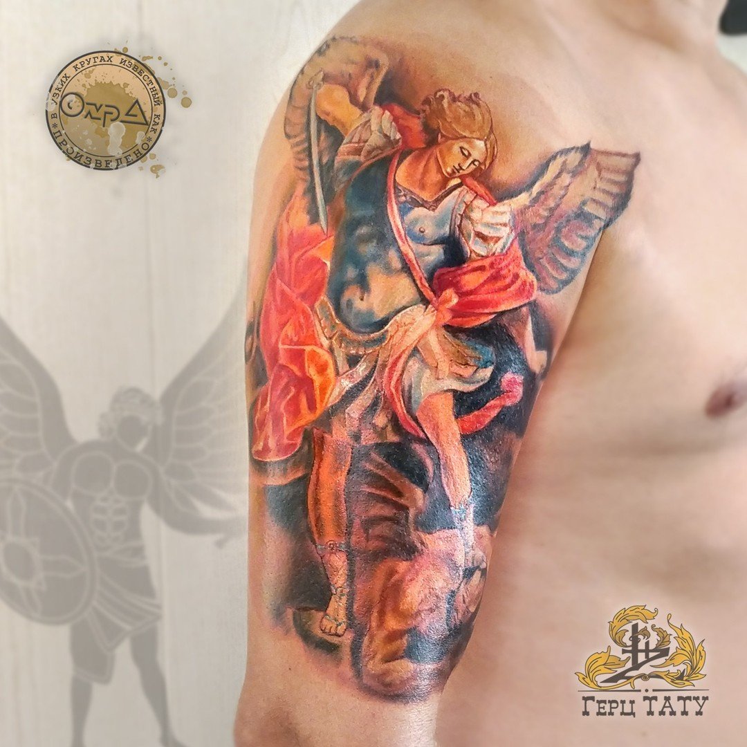 st michael tattoo  Blog  Independent Tattoo  Delawhere