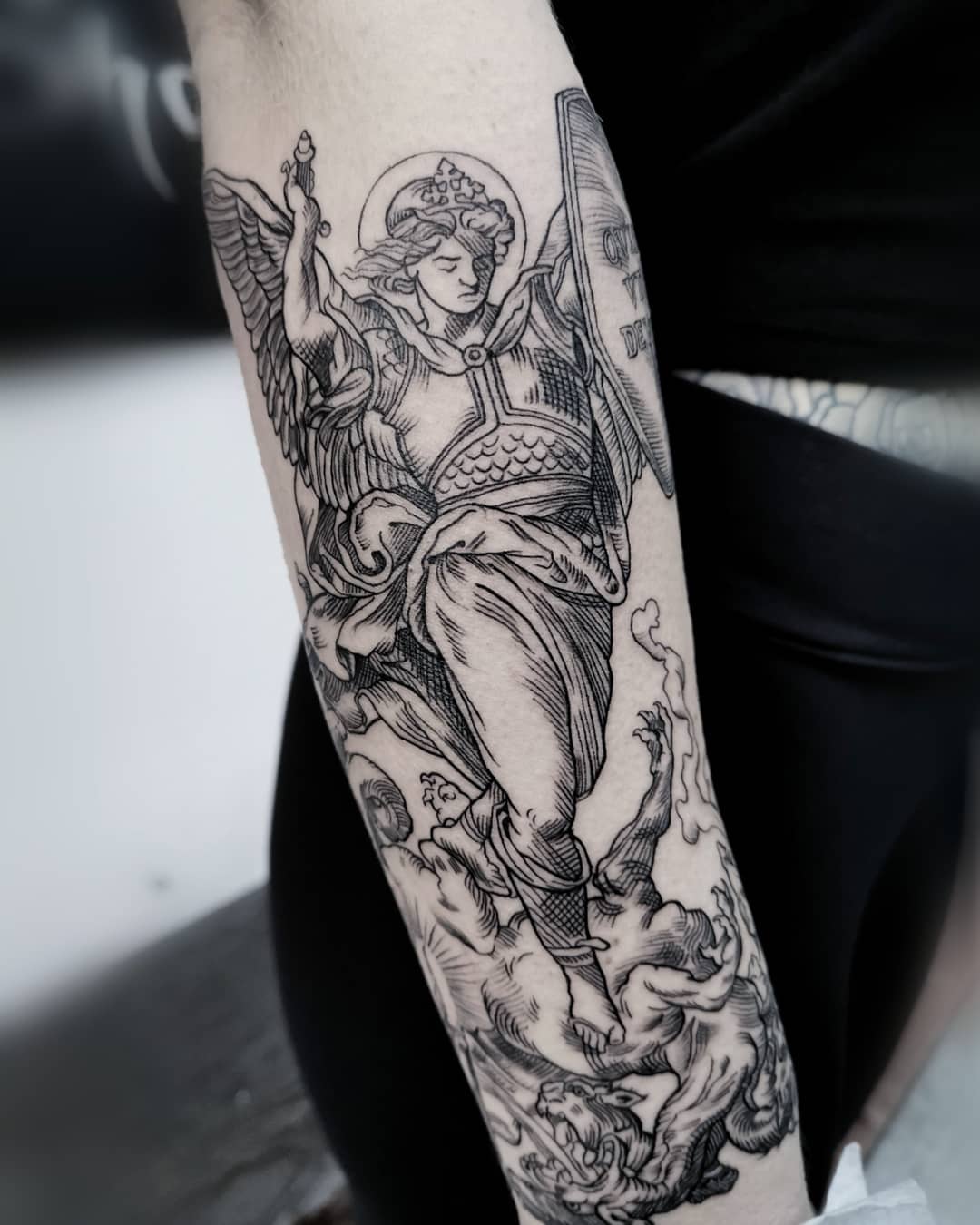 30 Saint Michael Tattoos With Powerful Religious Meanings  TattoosWin