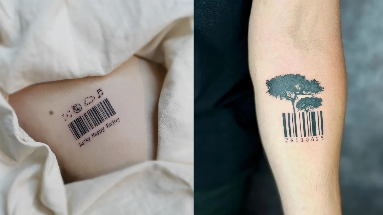 Scanning Barcode Tattoos with Voice Synthesizer - YouTube